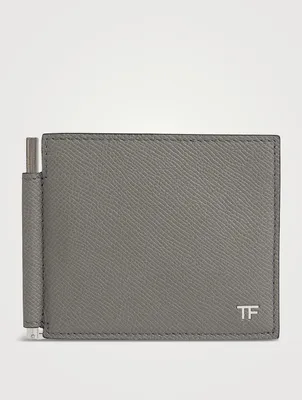 T Line Leather Bifold Wallet
