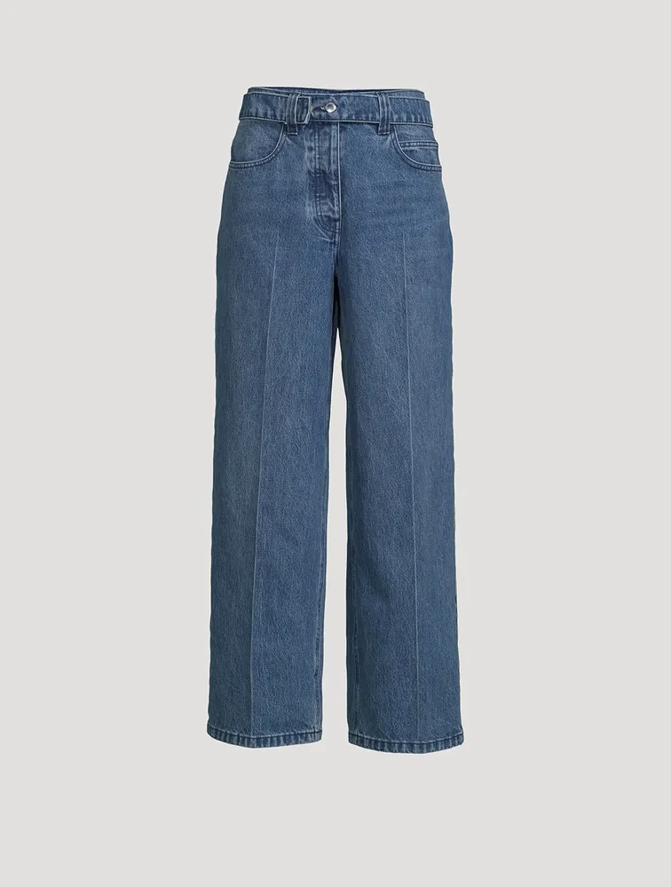 Raver Belted Wide-Leg Jeans