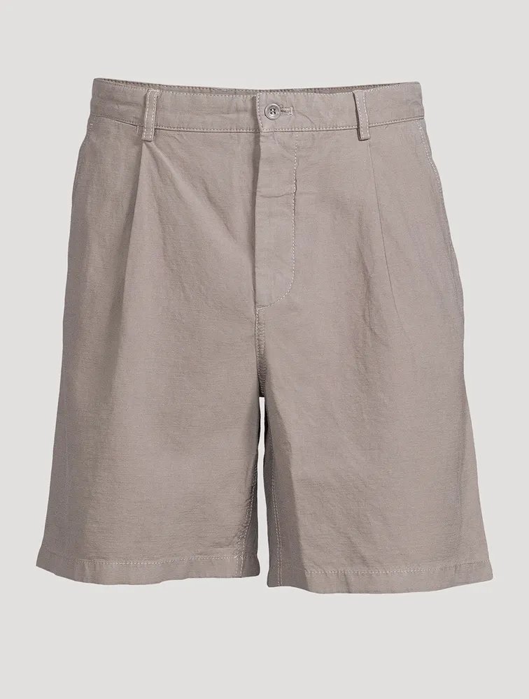 Christopher Cotton Linen Shorts