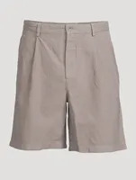 Christopher Cotton Linen Shorts