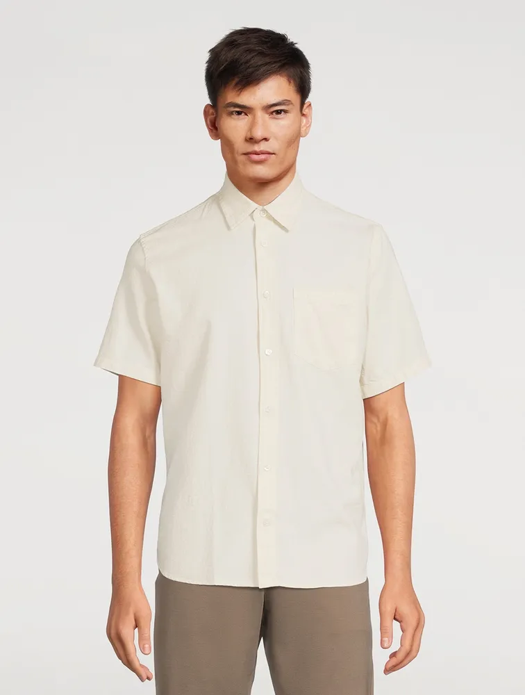 Osvald Texture Short-Sleeve Shirt