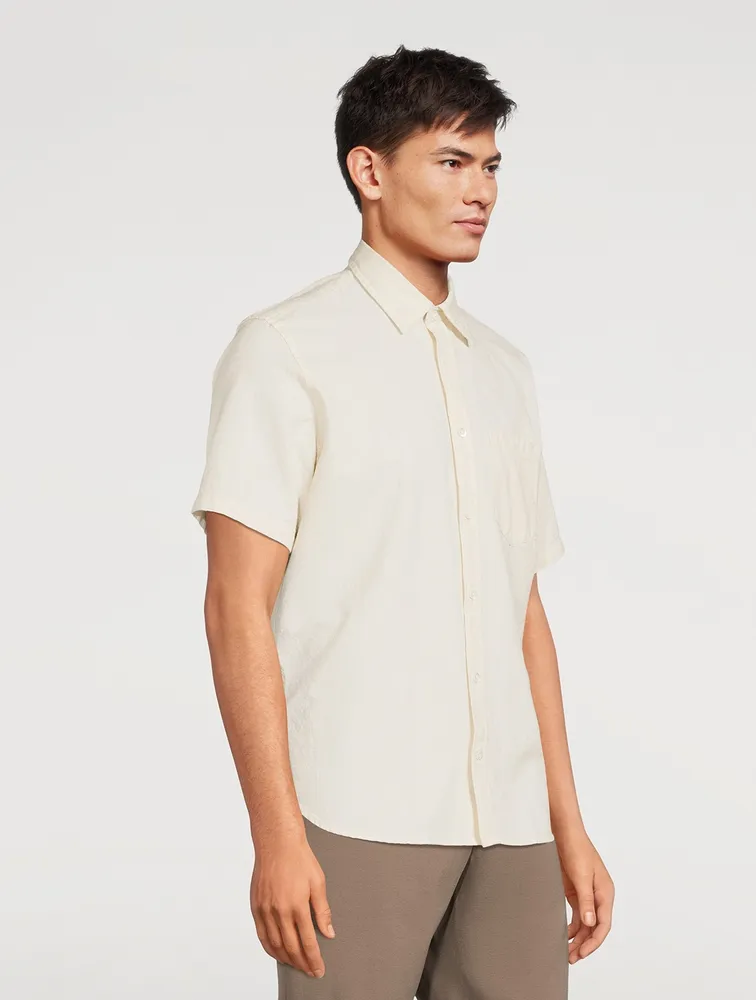 Osvald Texture Short-Sleeve Shirt