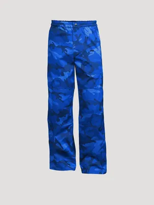 Cotton Cargo Pants Camo Print