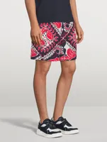 Silk Shorts In Archive Manifesto Bandana Print