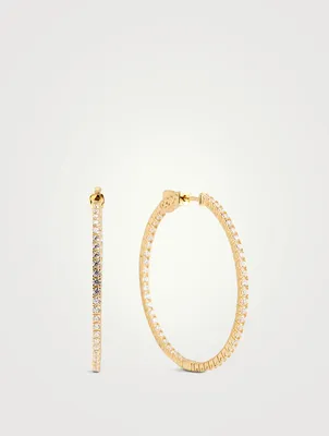 Large Paloma 18K Gold Vermeil Hoop Earrings
