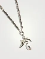 Horn Necklace With Pearl