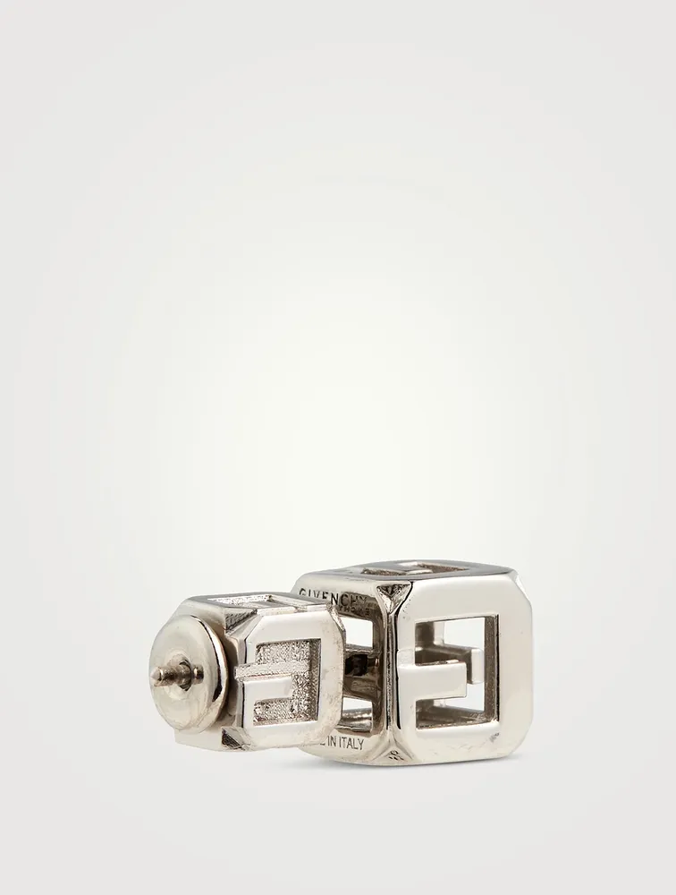 G Cube Stud Earrings