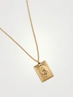 Tarot Lovers Gold-Plated Sterling Silver Pendant Necklace