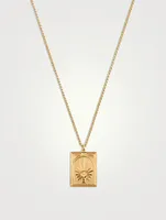 Tarot Temperance Gold-Plated Sterling Silver Pendant Necklace