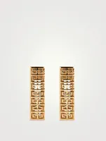 G Square Monogram Earrings