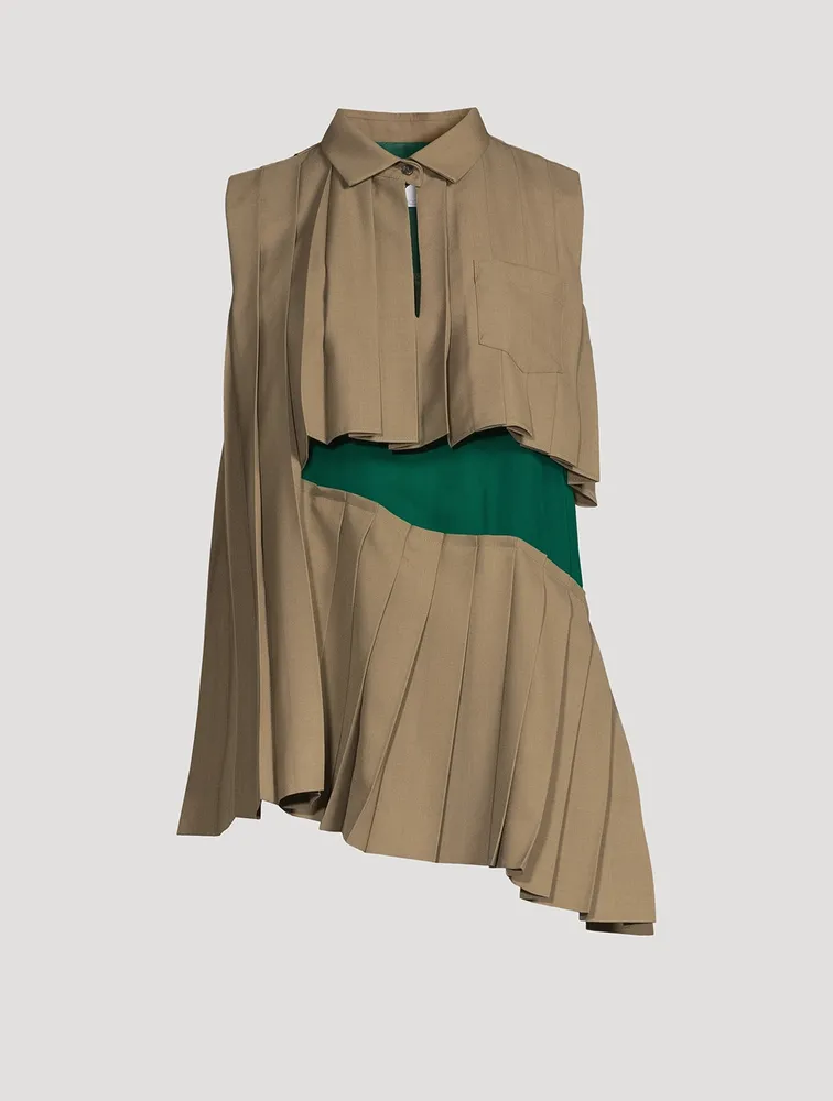 Suiting x Chiffon Sleeveless Top