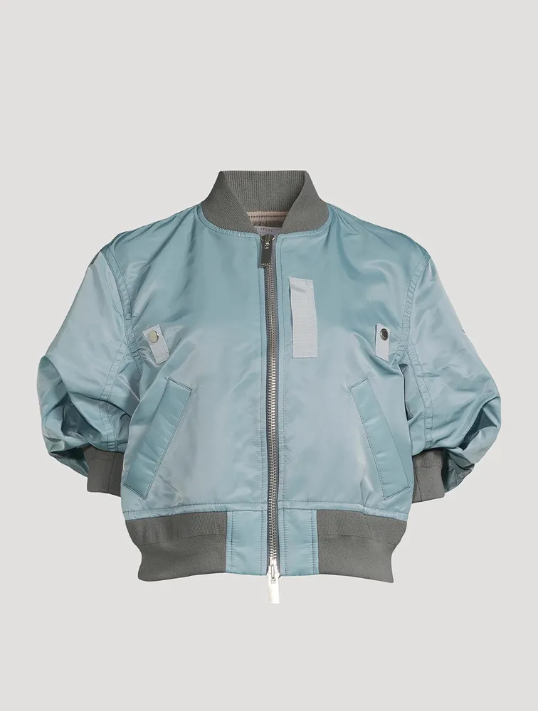 Nylon Twill Blouson Jacket