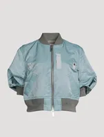 Nylon Twill Blouson Jacket