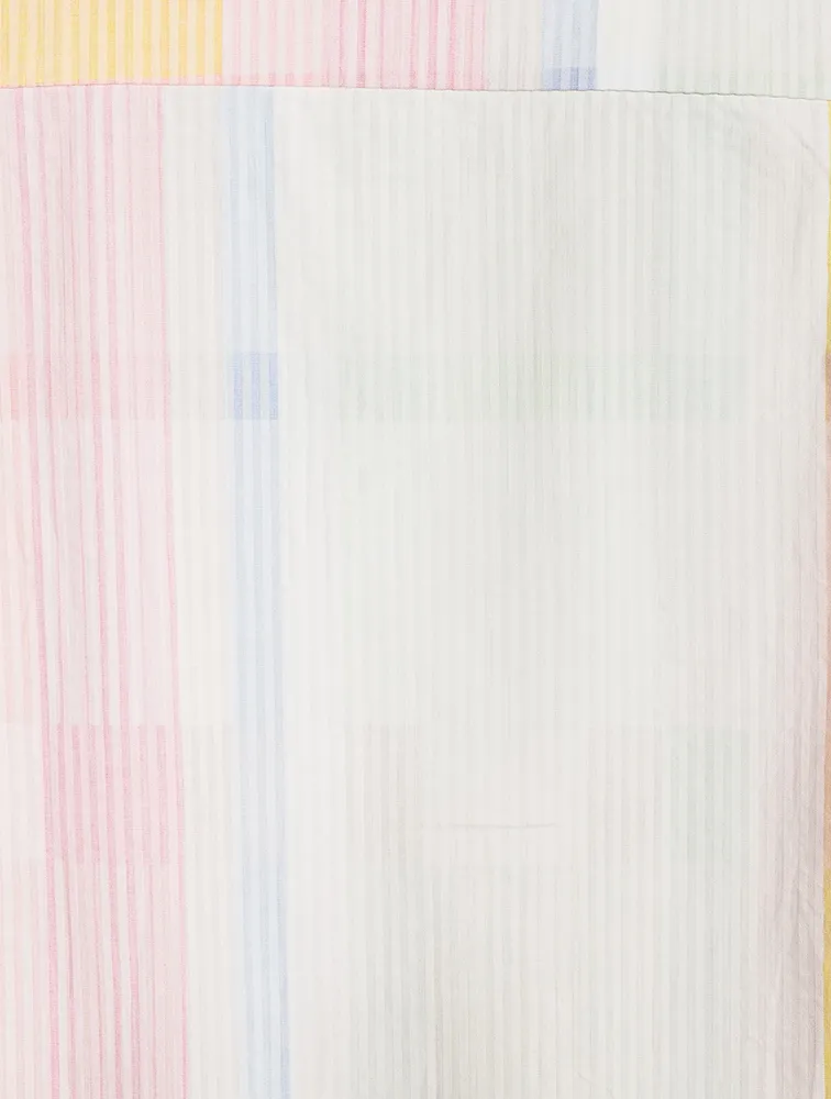 Cuban Seersucker Pajama Set Pessoa Print