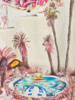 Cuban Long Linen Pajama Set The Good Life Print