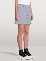 Fresh '90s Corduroy Button-Front Skirt