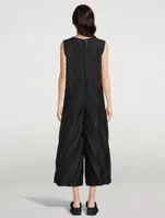 Herringbone Pleats Jumpsuit