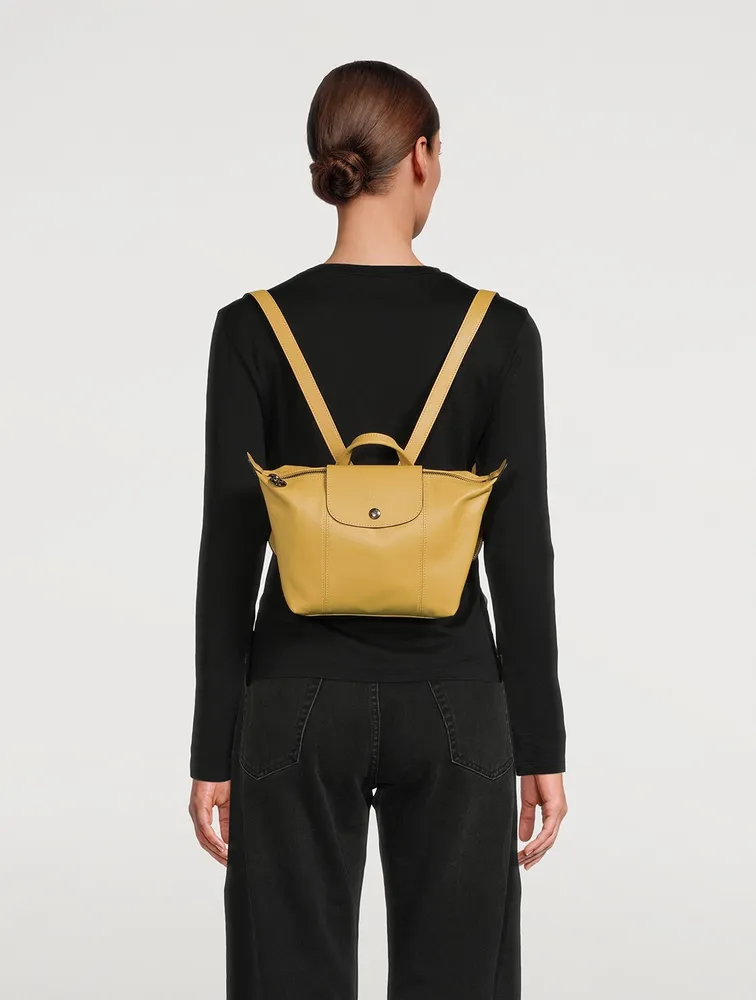 Le Pliage Cuir Backpack