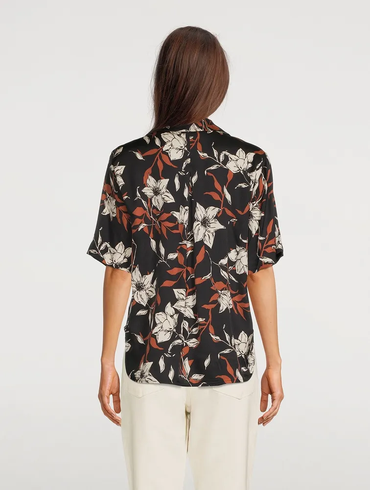 Mare Short-Sleeve Shirt Floral Print