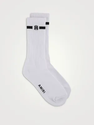 M.A. Micro Logo Athletic Socks