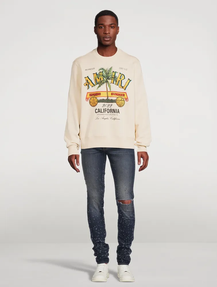 Rum Label Cotton Sweatshirt