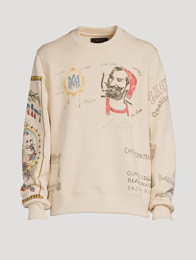 Zig-Zag Sketch Sweatshirt