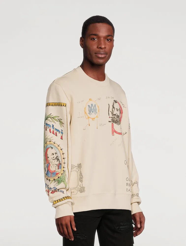 Zig-Zag Sketch Sweatshirt