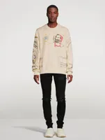 Zig-Zag Sketch Sweatshirt