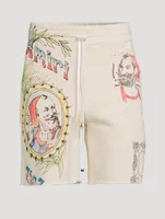 Zig Zag Sketch Sweat Shorts