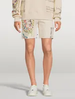 Zig Zag Sketch Sweat Shorts