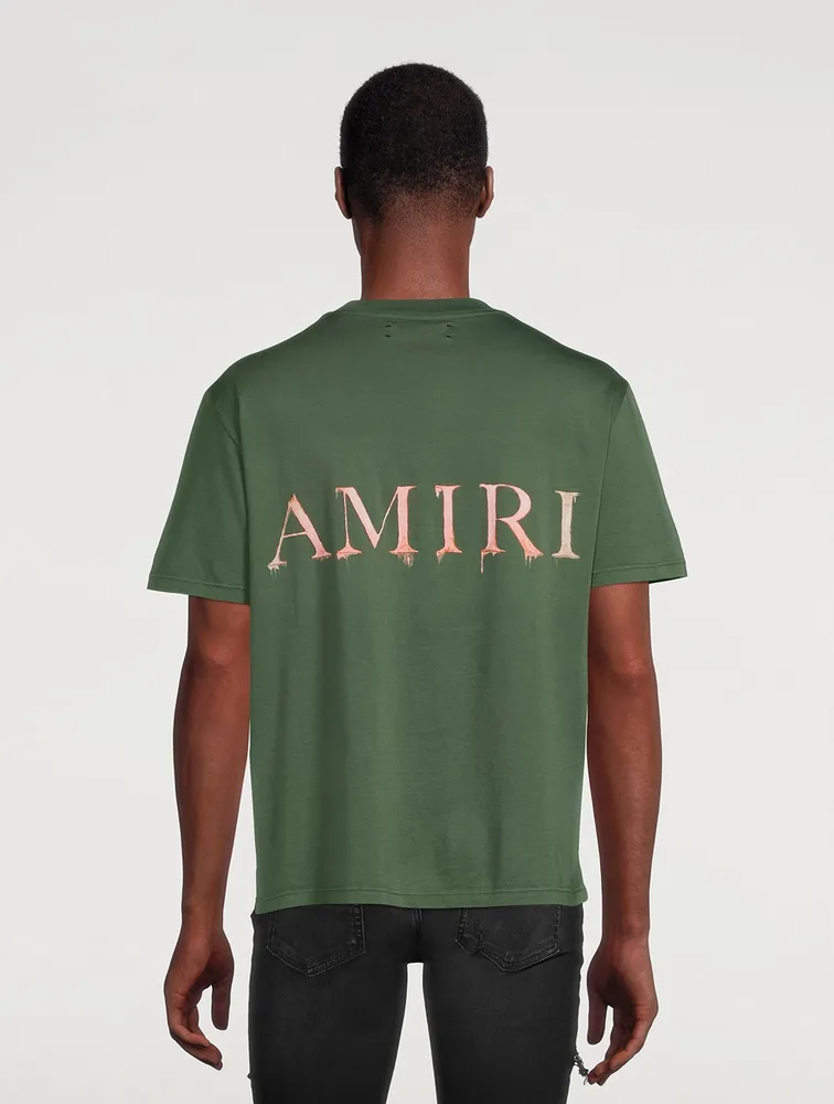 AMIRI Watercolor MA T-Shirt Black for Men