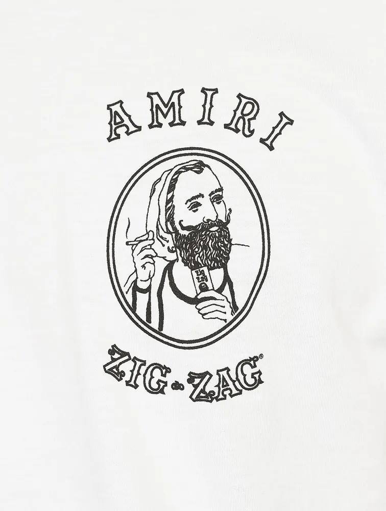 Zig-Zag Cotton Logo T-Shirt