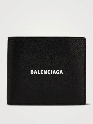 Leather Bifold Wallet With Logo