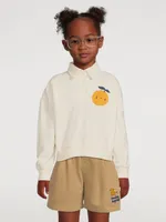 Joy Cotton Polo Sweatshirt