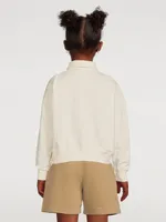 Joy Cotton Polo Sweatshirt