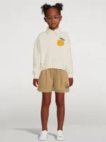 Joy Cotton Polo Sweatshirt