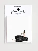 Free Toes Toast Place Card Set