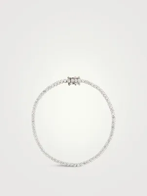Hepburn 18K White Gold Diamond Bracelet