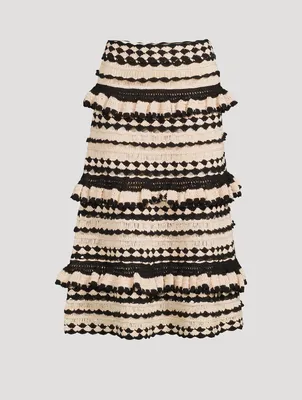 Anneke Crochet Midi Skirt