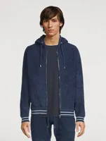 Mathers Cotton Towelling Zip-Up Sweatshirt With Hood
