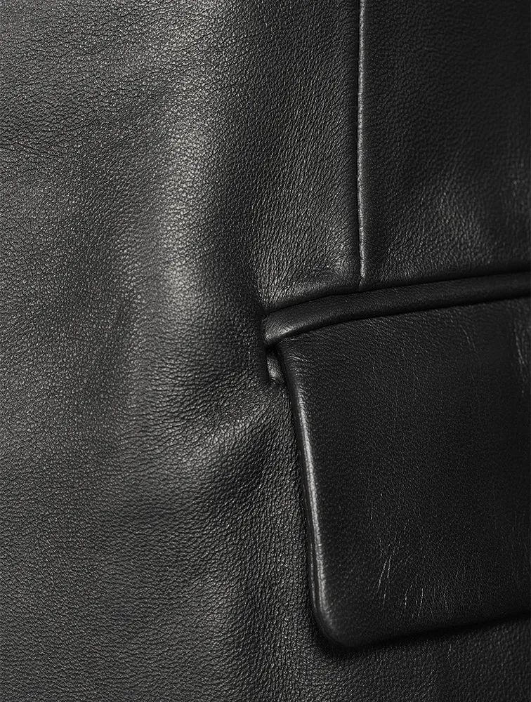 Leather Blazer