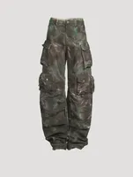 Fern Cargo Pants Camo Print