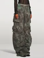 Fern Cargo Pants Camo Print