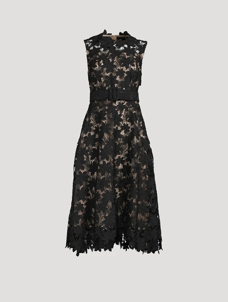 Tiger Lily Guipure Lace Midi Dress