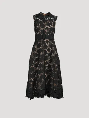 Tiger Lily Guipure Lace Midi Dress