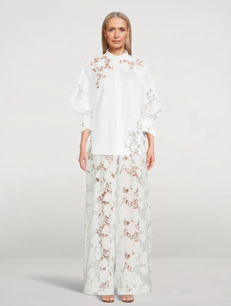 Tiger Lily Guipure Lace Shirt