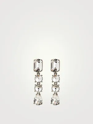 Large Classic Crystal Drop Earrings