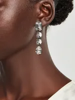 Large Classic Crystal Drop Earrings