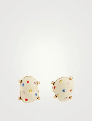 Candy Button Earrings