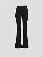 Le Pantalon Tangelo Wool Stretch Pants With Strap